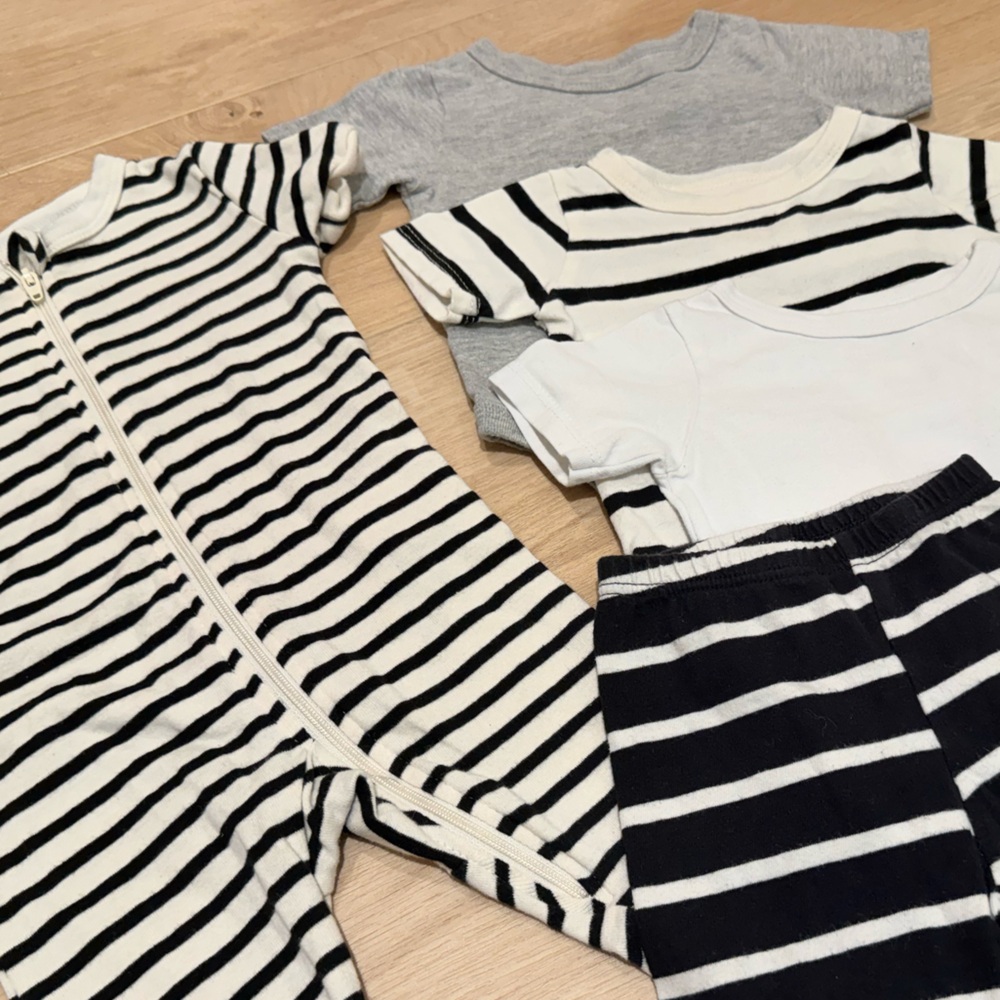 Mini Mioche Organic Cotton Baby Bundle • Size 3-6 Months